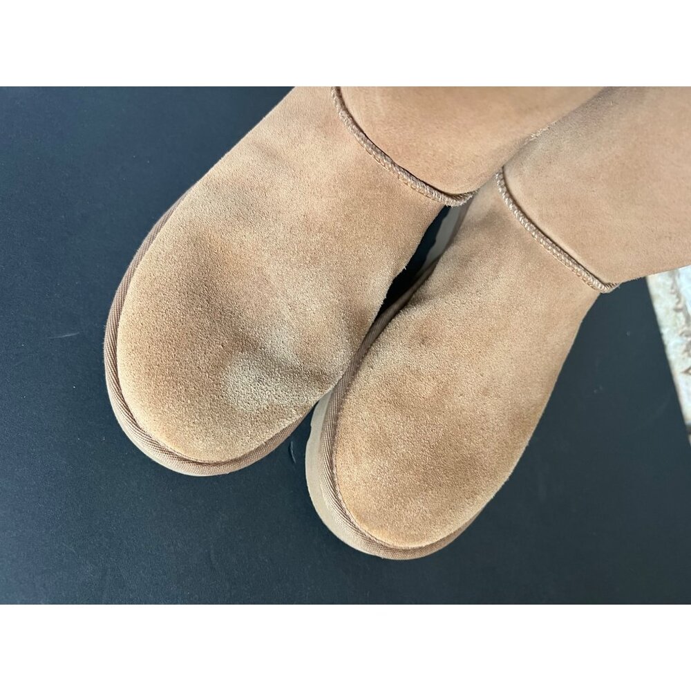 UGG Women's Suhenny Tall Chestnut Suede Boots 7 - Picture 8 of 8